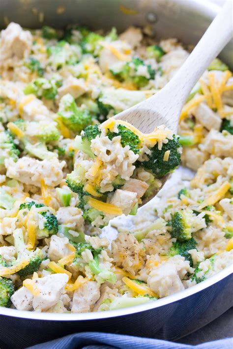 Chicken Broccoli Rice .
